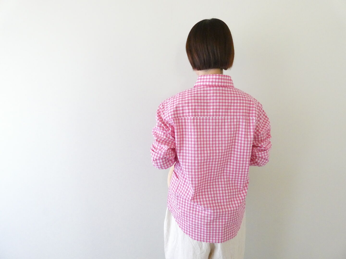 LOLO(ロロ) 定番プルオーバーシャツ　ギンガムの商品画像4
