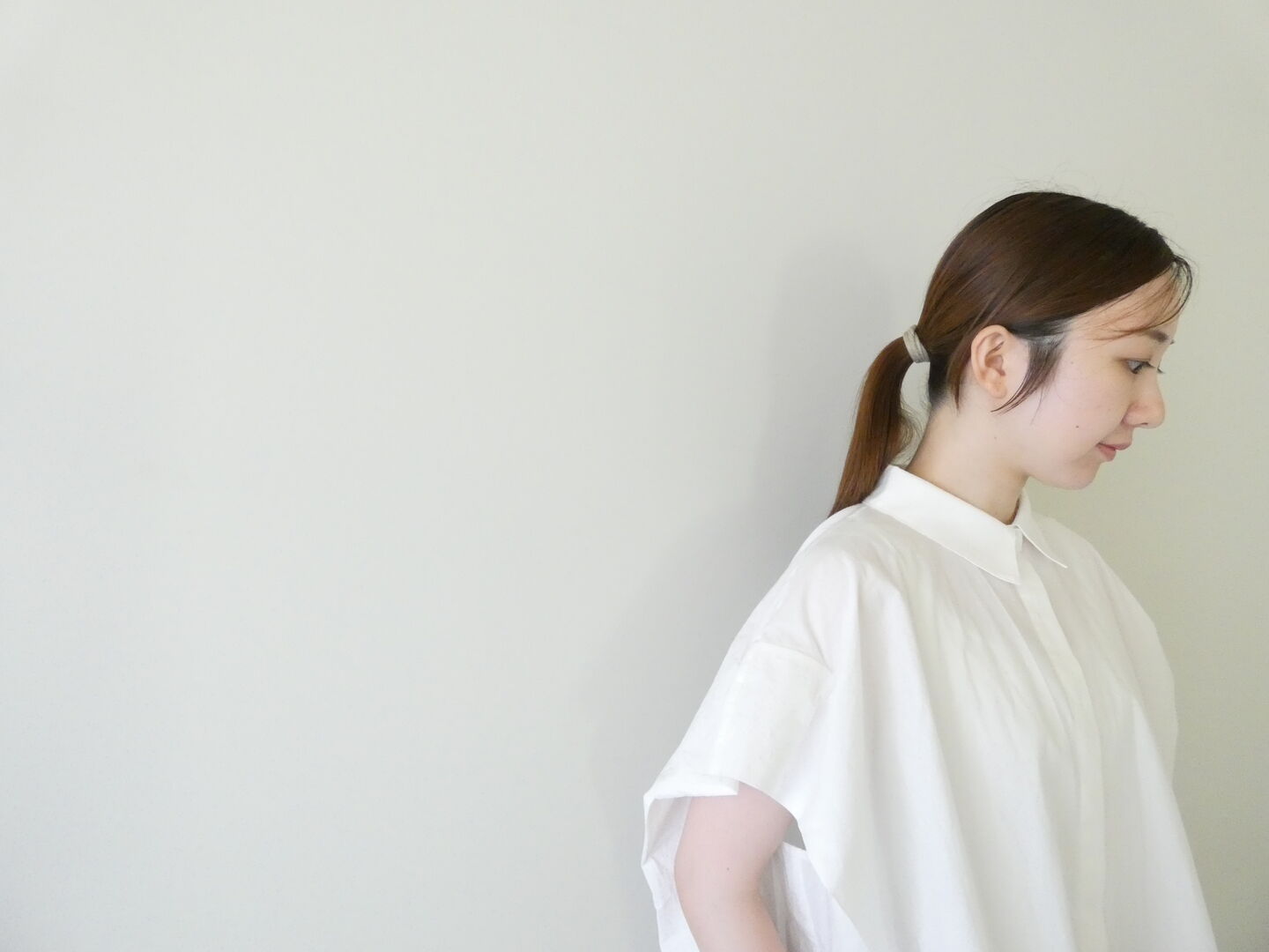 MidiUmi(ミディウミ) フレンチスリーブワイドシャツの商品画像6