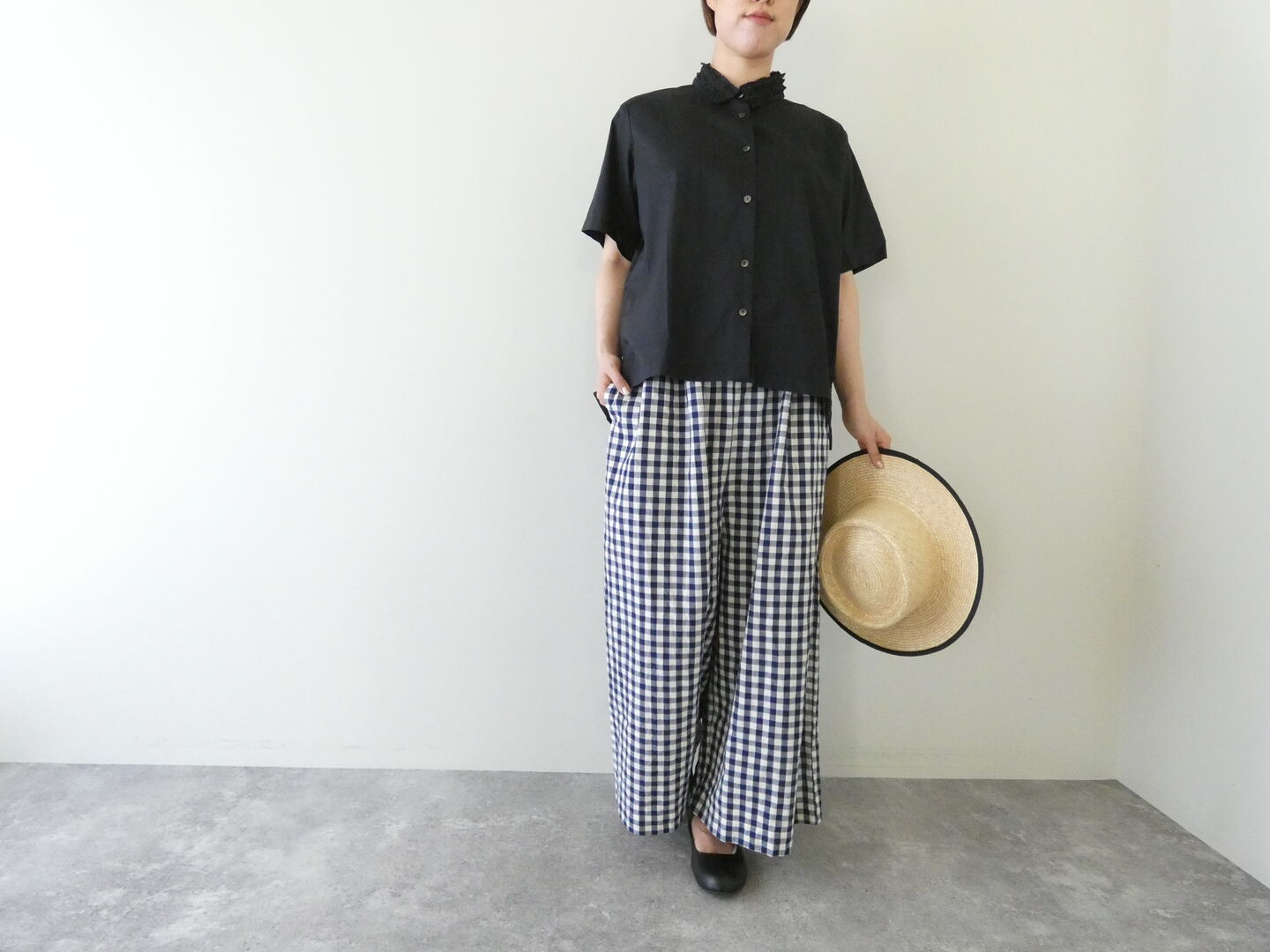 MidiUmi(ミディウミ) フリルカラーシャツの商品画像4