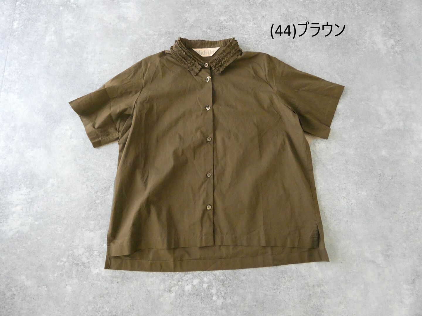 MidiUmi(ミディウミ) フリルカラーシャツの商品画像56