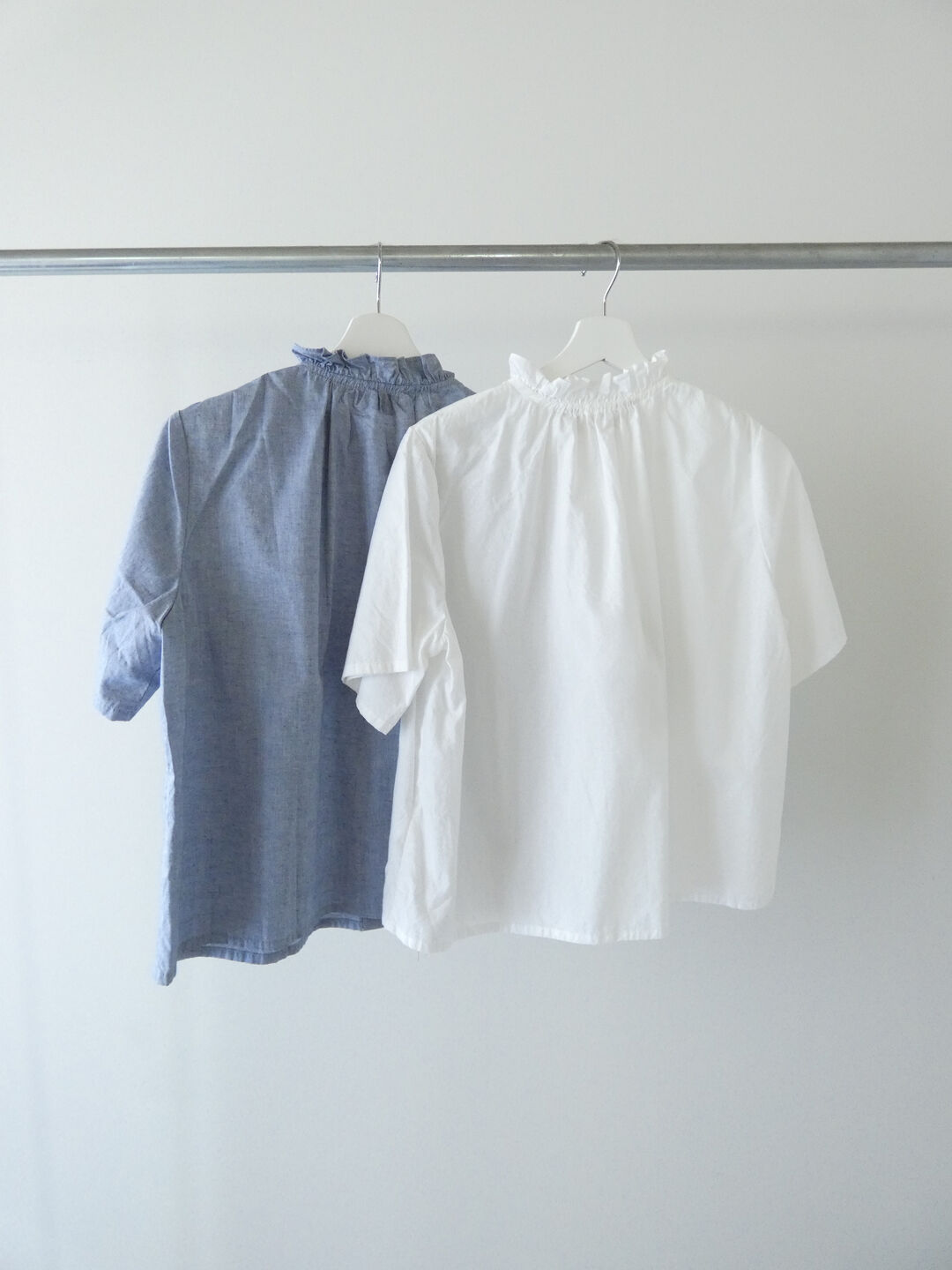 MidiUmi(ミディウミ) シャンブレーフリルシャツの商品画像10