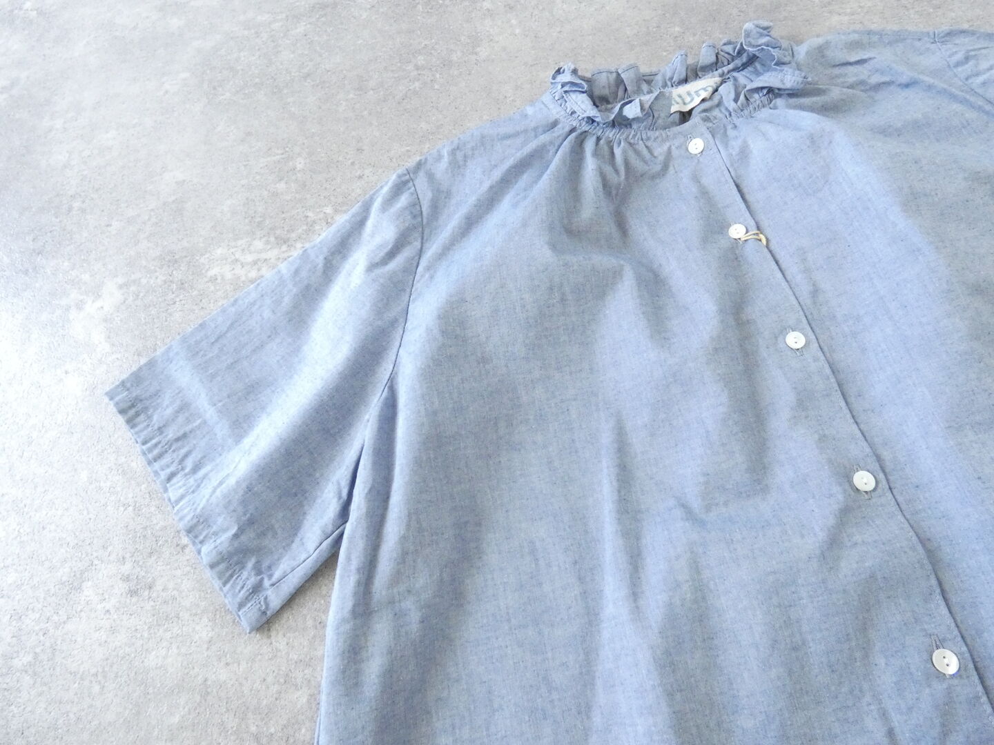 MidiUmi(ミディウミ) シャンブレーフリルシャツの商品画像47