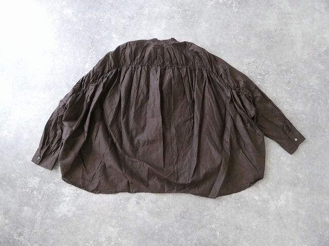 mizuiro ind(ミズイロインド) バックギャザーワイドシャツの商品画像43