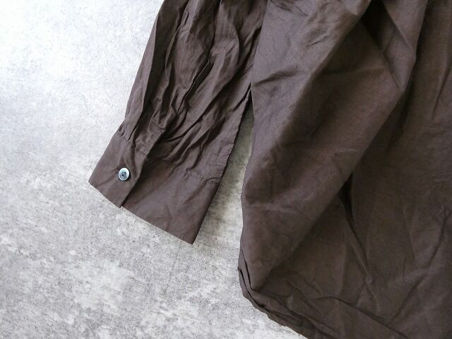 mizuiro ind(ミズイロインド) バックギャザーワイドシャツの商品画像47