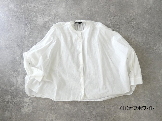 mizuiro ind(ミズイロインド) バックギャザーワイドシャツの商品画像9