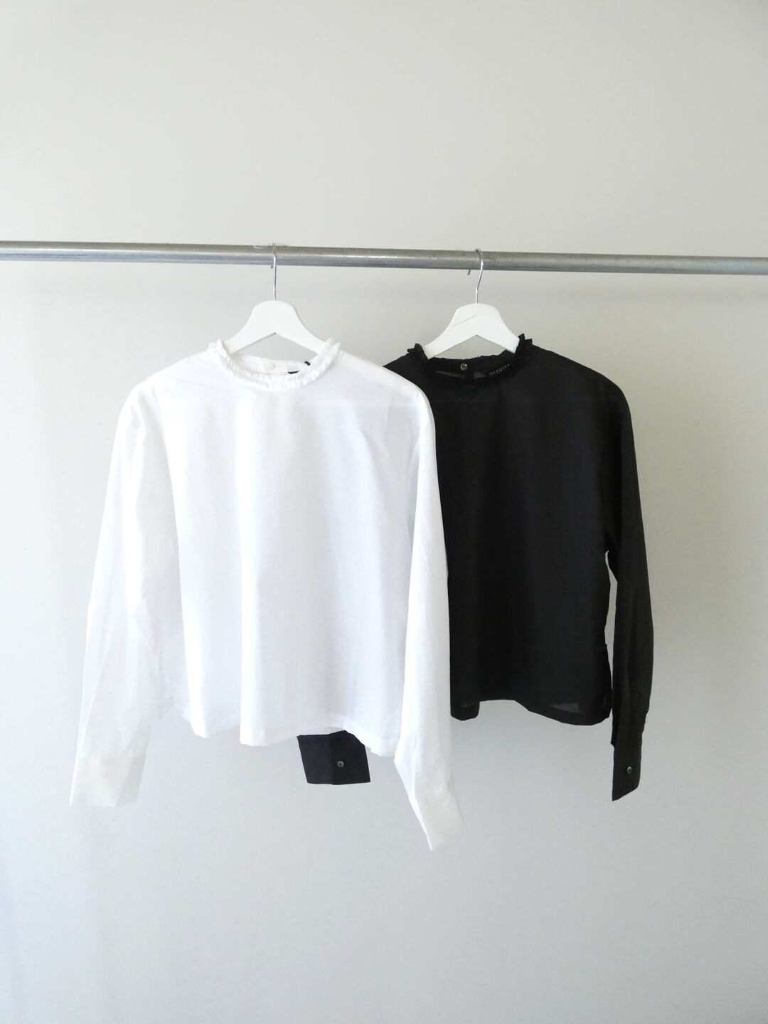 mizuiro ind(ミズイロインド) frill collar P/O フリルカラープルオーバーの商品画像11