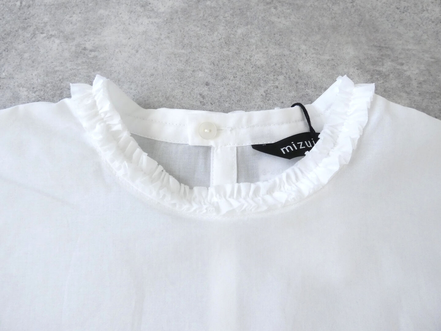 mizuiro ind(ミズイロインド) frill collar P/O フリルカラープルオーバーの商品画像16