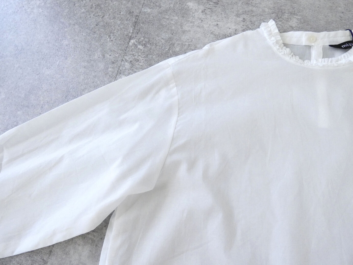 mizuiro ind(ミズイロインド) frill collar P/O フリルカラープルオーバーの商品画像19