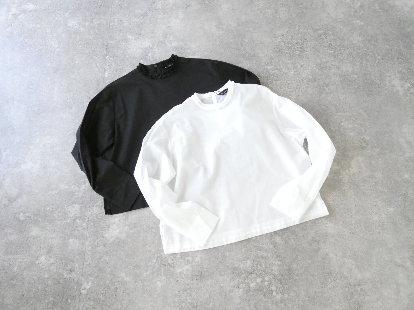 mizuiro ind(ミズイロインド) frill collar P/O フリルカラープルオーバーの商品画像3