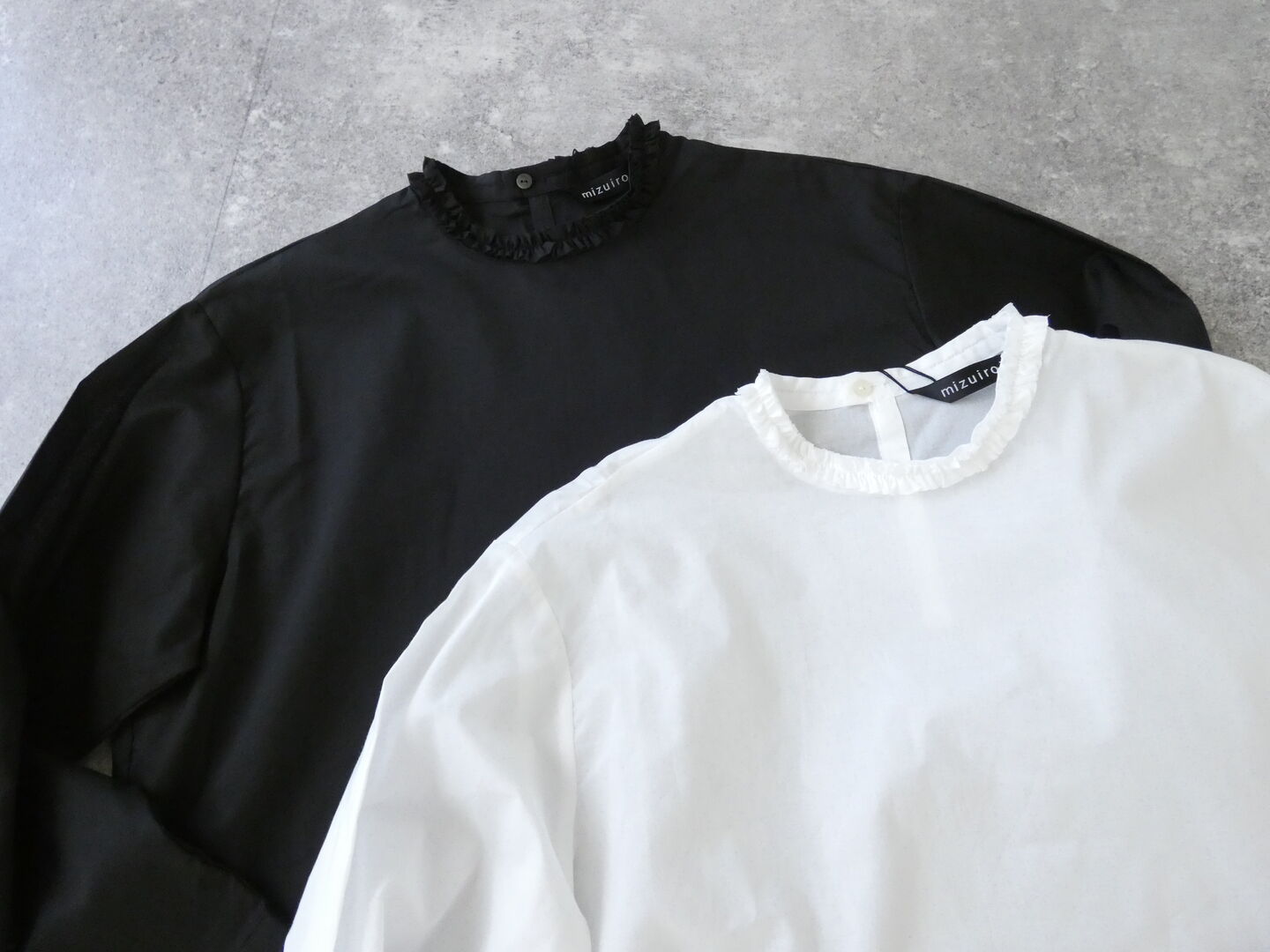 mizuiro ind(ミズイロインド) frill collar P/O フリルカラープルオーバーの商品画像36