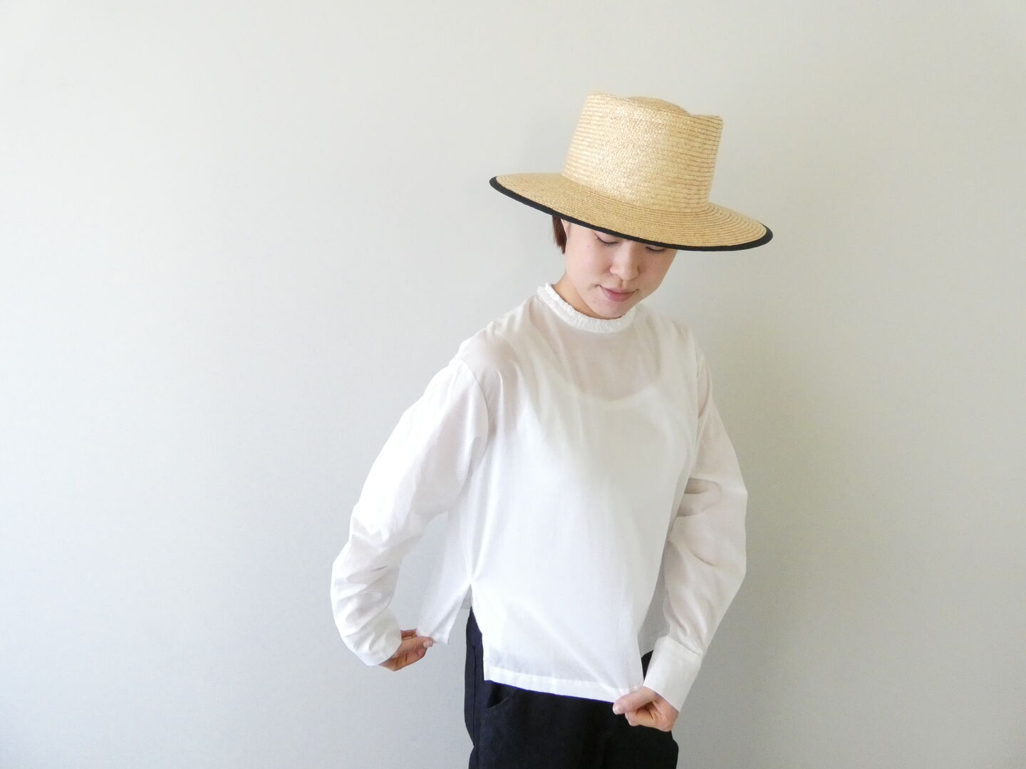mizuiro ind(ミズイロインド) frill collar P/O フリルカラープルオーバーの商品画像6