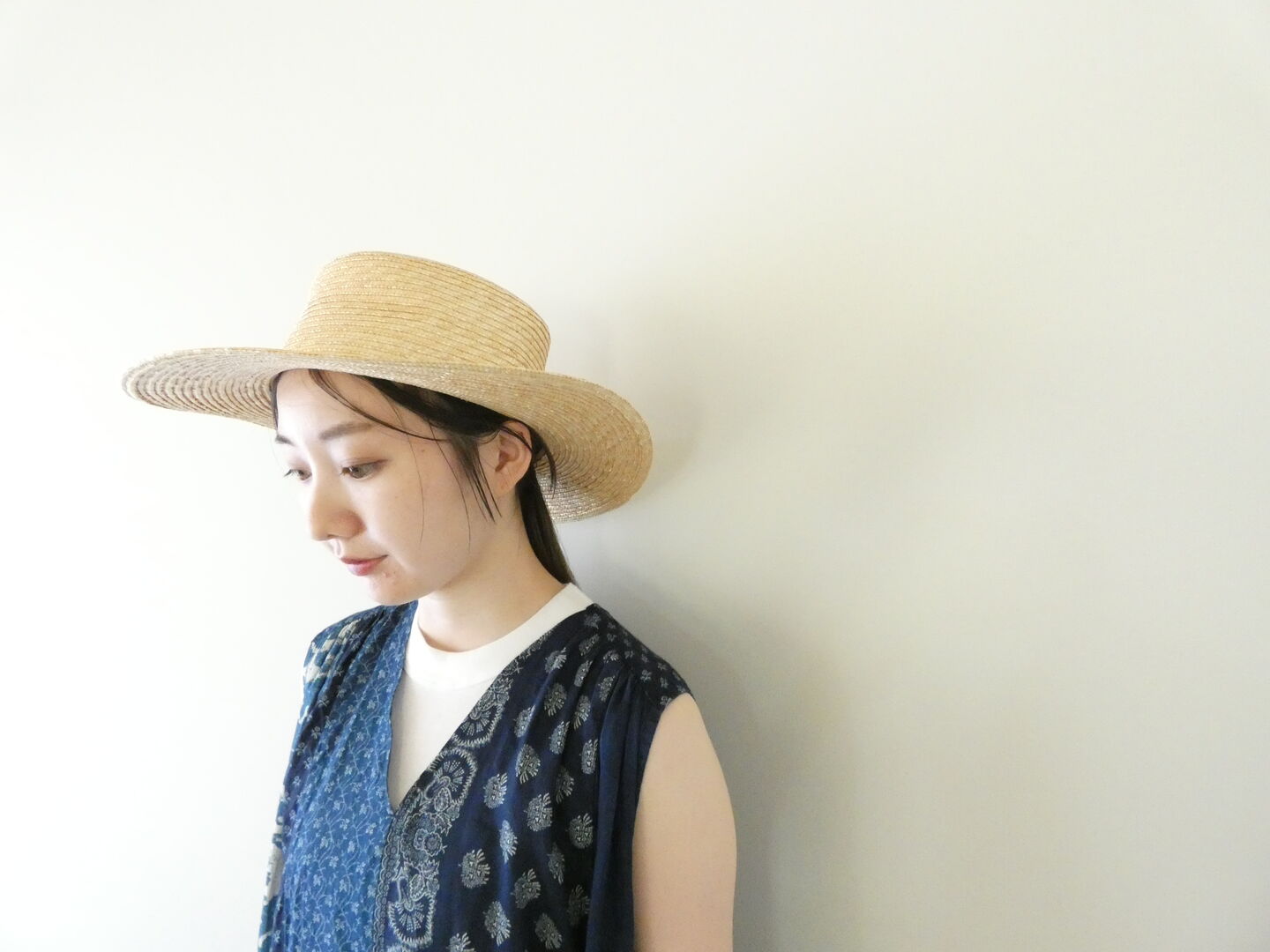NAPRON(ナプロン) STRAW KANKAN HAT 天然草木　カンカン帽の商品画像1