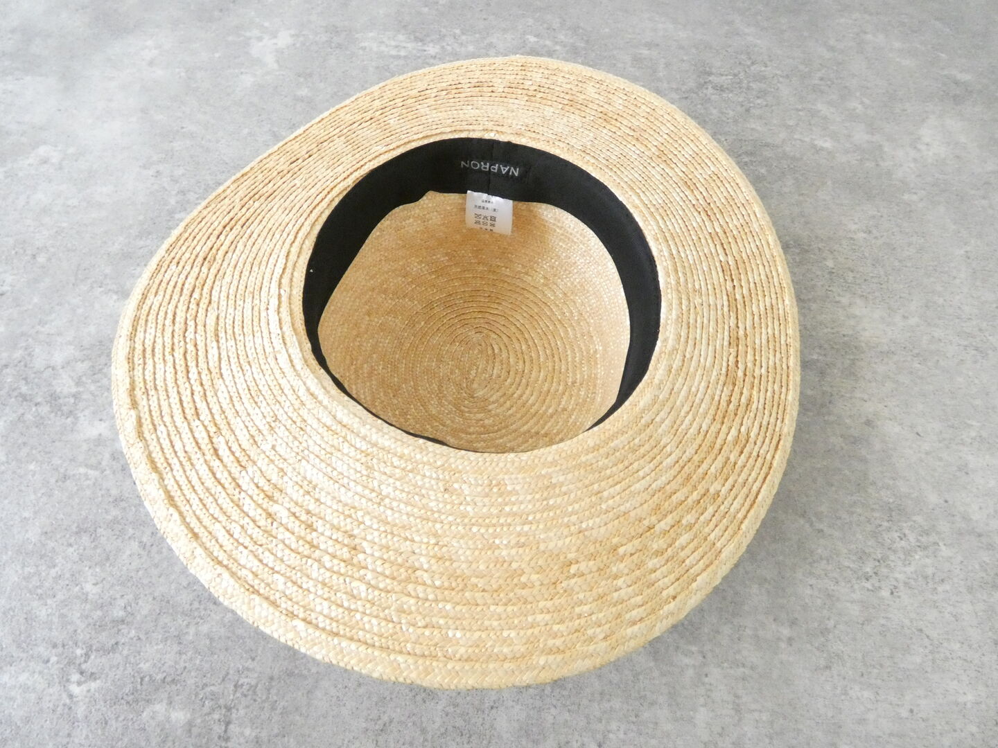 NAPRON(ナプロン) STRAW KANKAN HAT 天然草木　カンカン帽の商品画像8