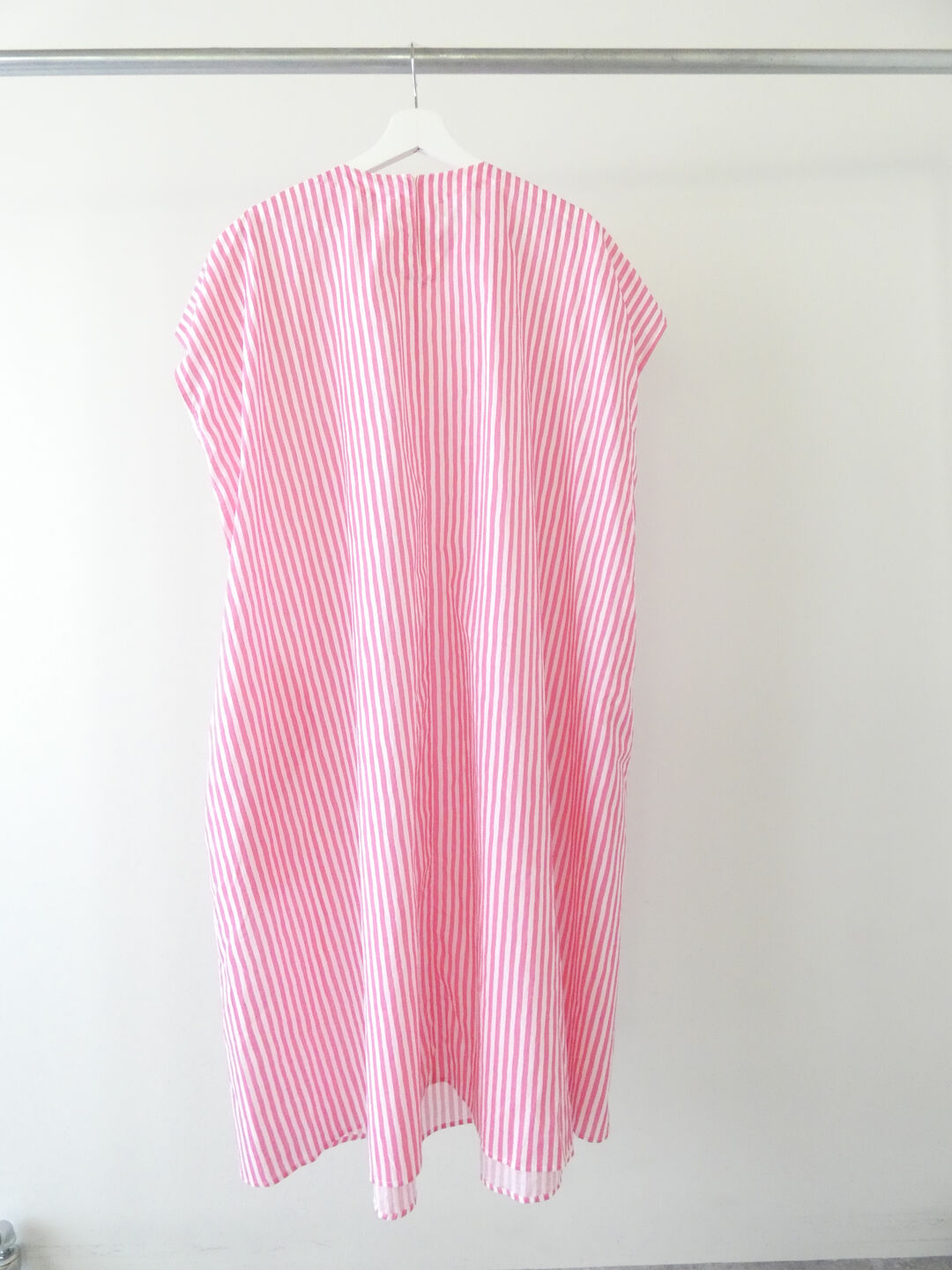 R&D.M.Co-(オールドマンズテーラー) CANDY STRIPE FRONT GATHER N/SLEEVE DRESSの商品画像12