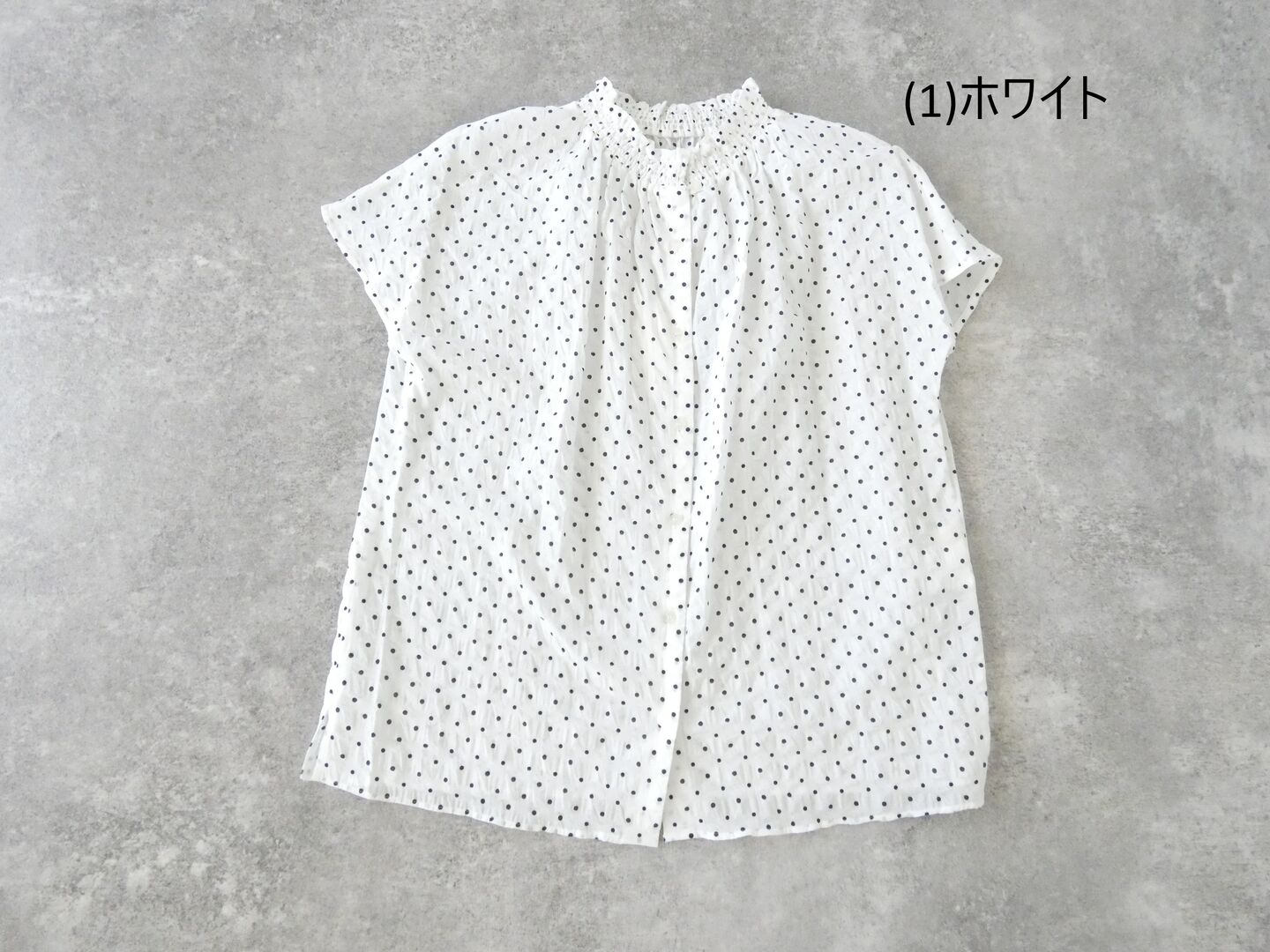 PK ドットシャーリングネックブラウスの商品画像28