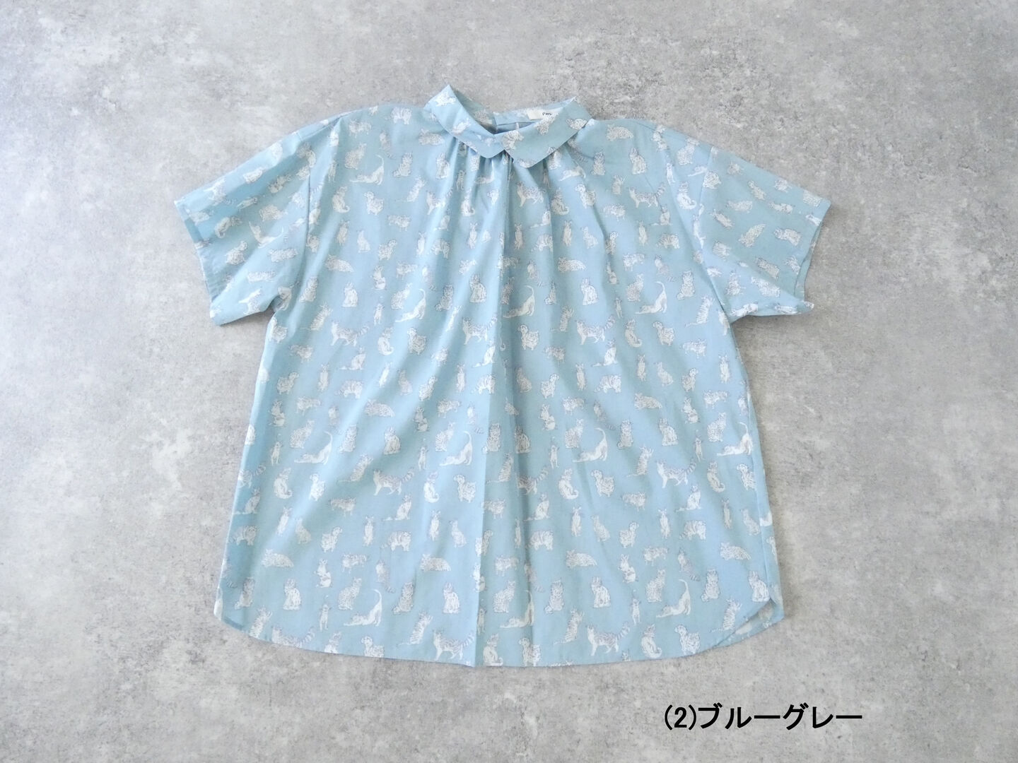 PK リバティMeowクロスカラー半袖シャツの商品画像11