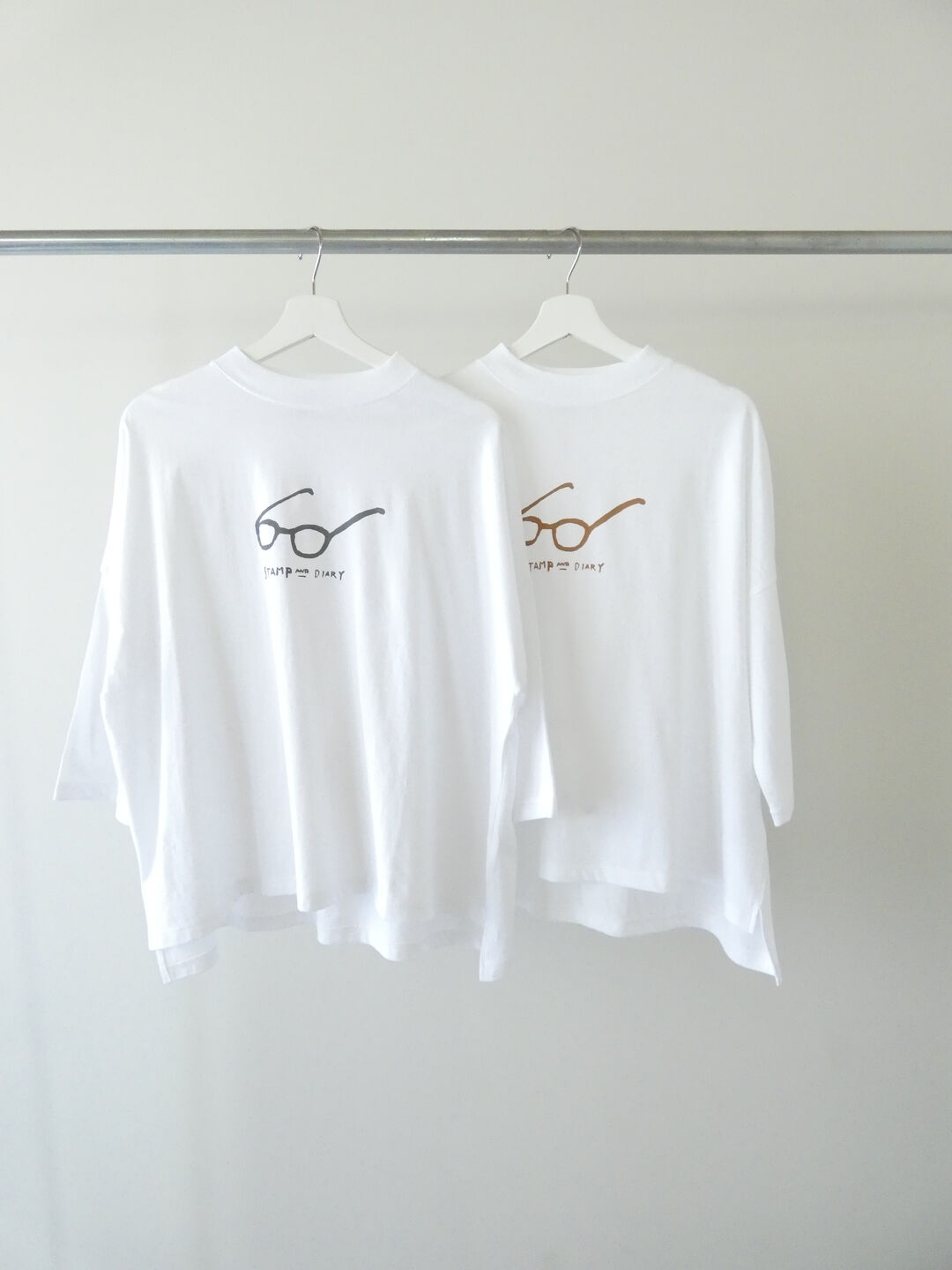 STAMP AND DIARY(スタンプアンドダイアリー) ハイマイクロコットン天竺LIFE Tシャツ メガネの商品画像10