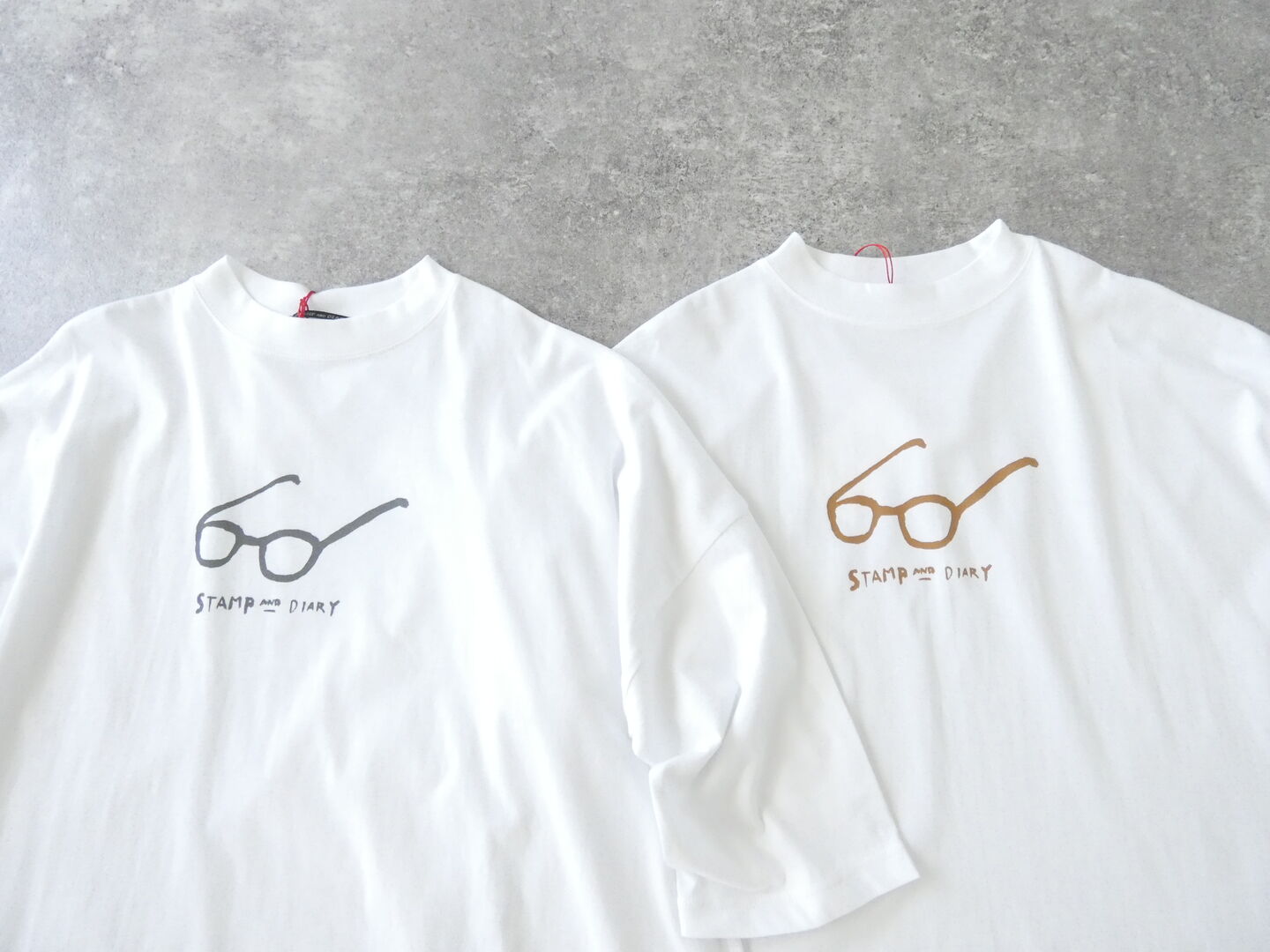 STAMP AND DIARY(スタンプアンドダイアリー) ハイマイクロコットン天竺LIFE Tシャツ メガネの商品画像12