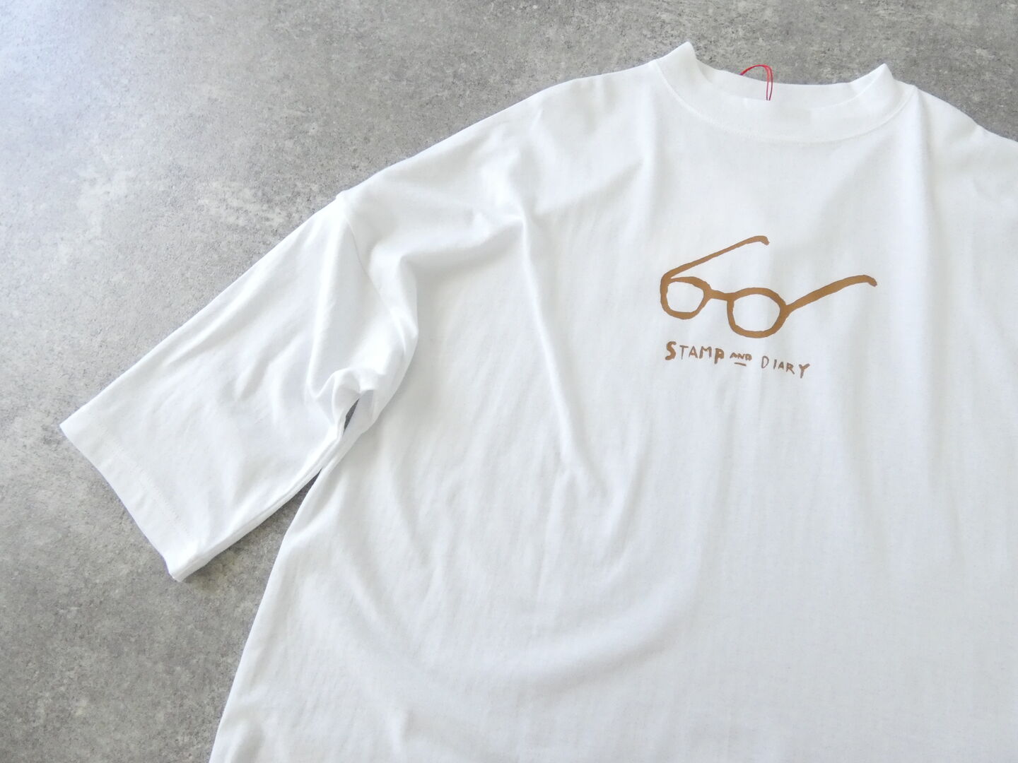 STAMP AND DIARY(スタンプアンドダイアリー) ハイマイクロコットン天竺LIFE Tシャツ メガネの商品画像32