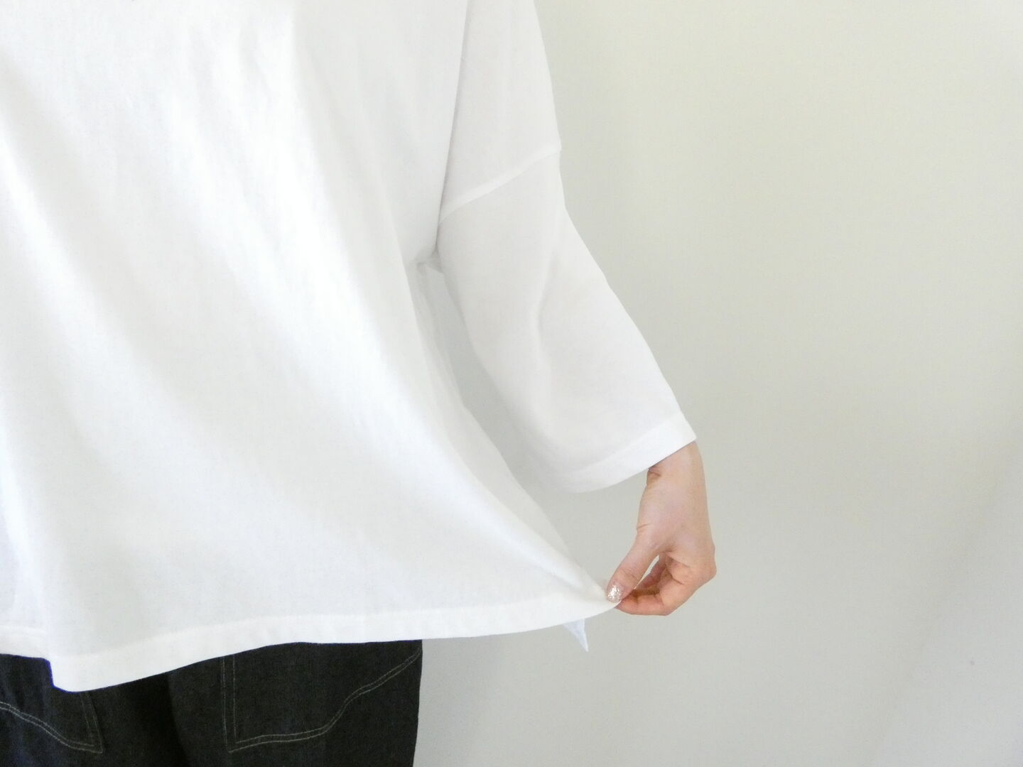STAMP AND DIARY(スタンプアンドダイアリー) ハイマイクロコットン天竺LIFE Tシャツ メガネの商品画像4