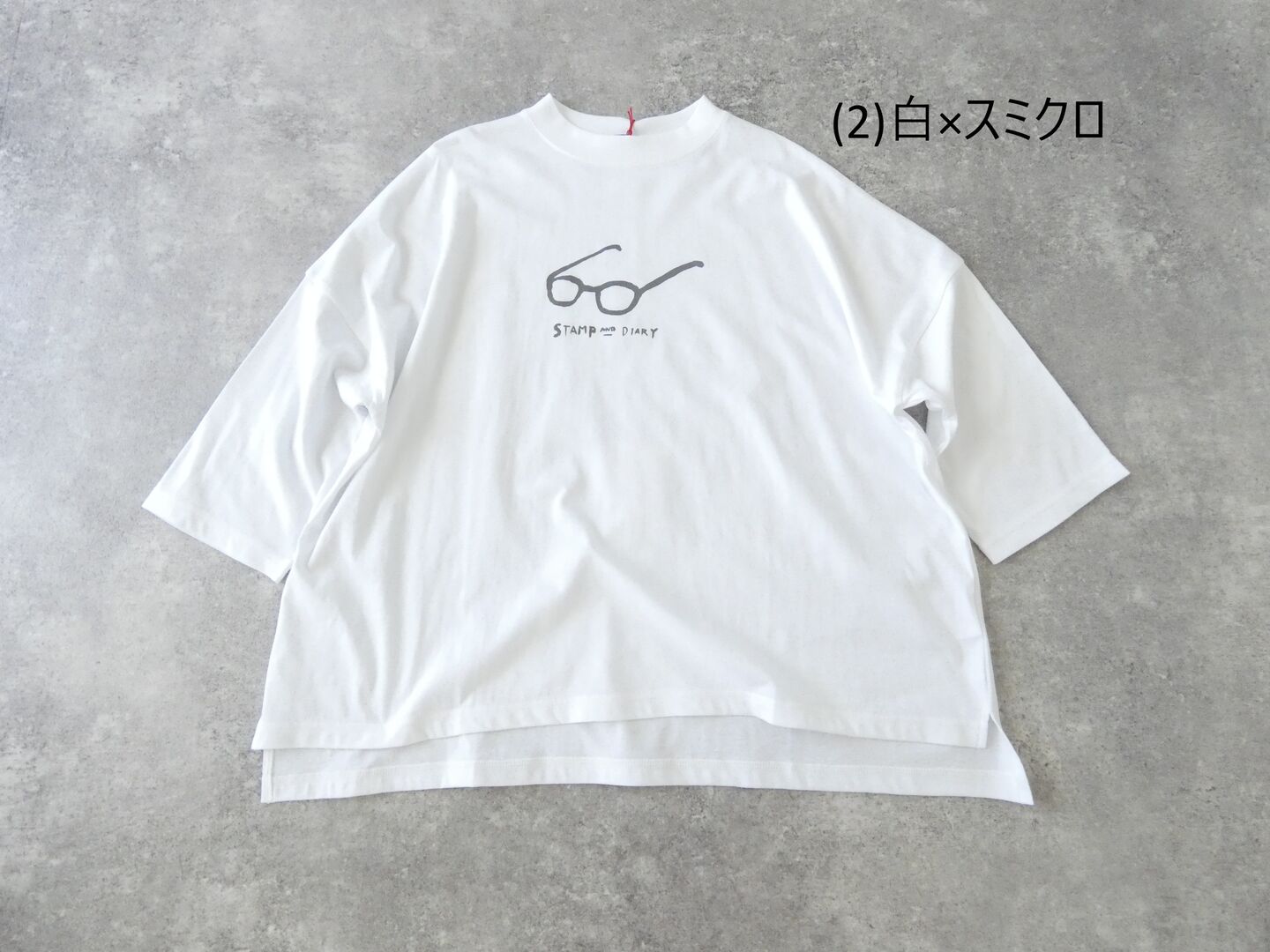 STAMP AND DIARY(スタンプアンドダイアリー) ハイマイクロコットン天竺LIFE Tシャツ メガネの商品画像42