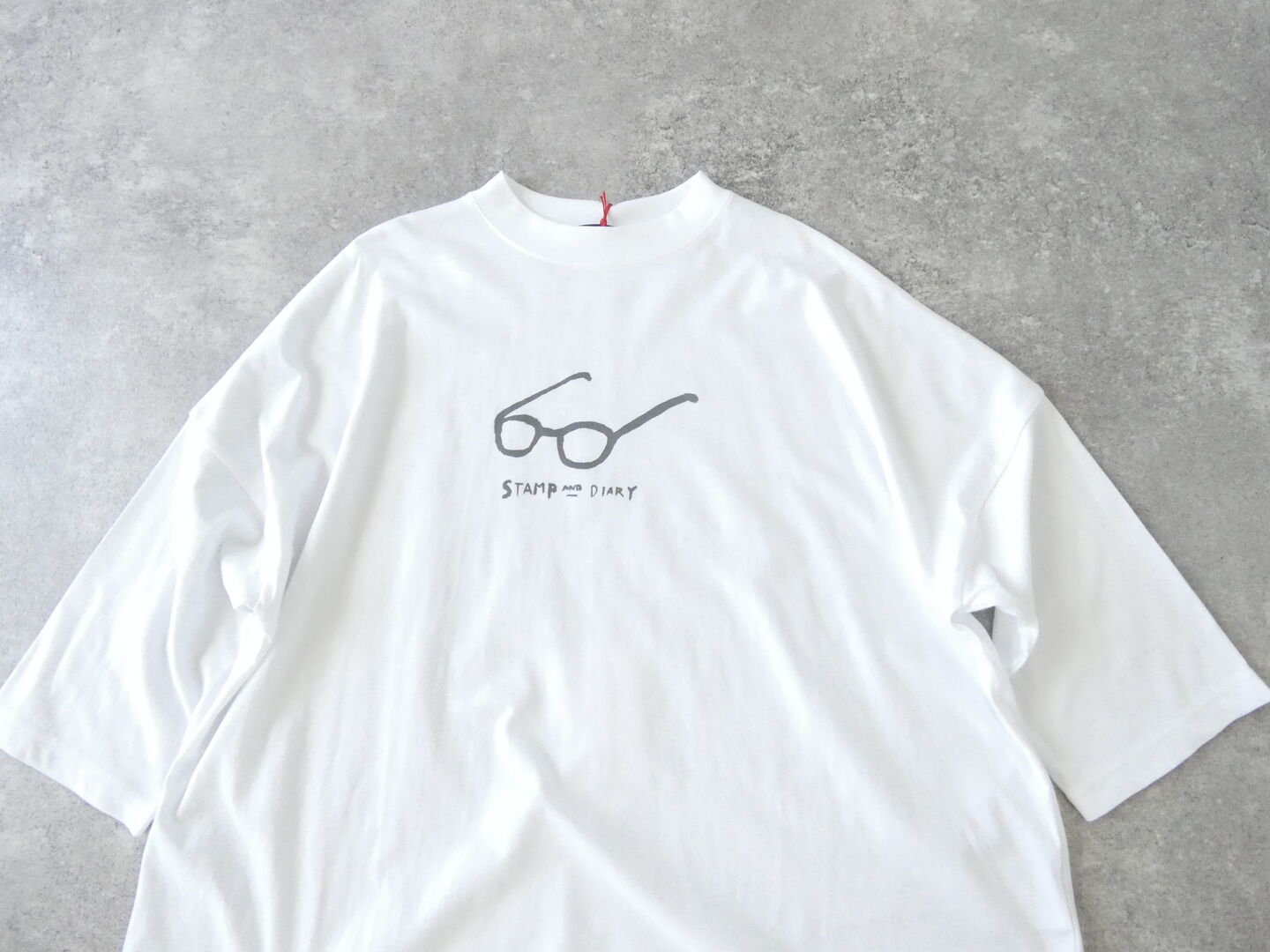 STAMP AND DIARY(スタンプアンドダイアリー) ハイマイクロコットン天竺LIFE Tシャツ メガネの商品画像44