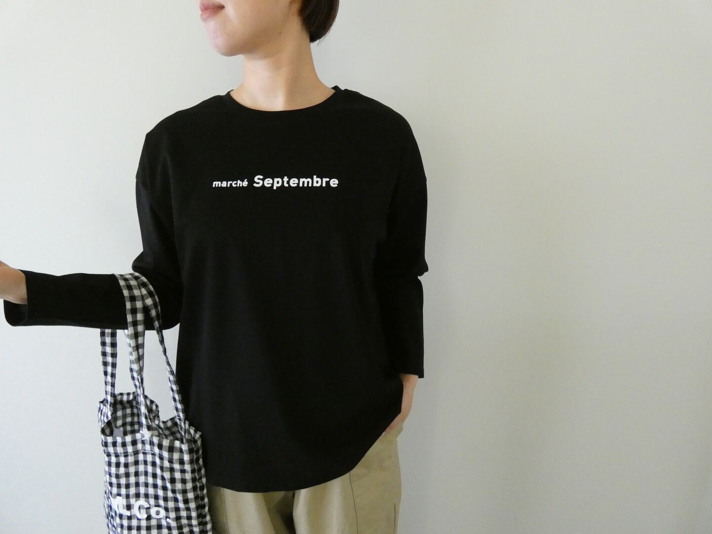 utilite プレミアムゴールド天竺プリントTシャツ marcheの商品画像1