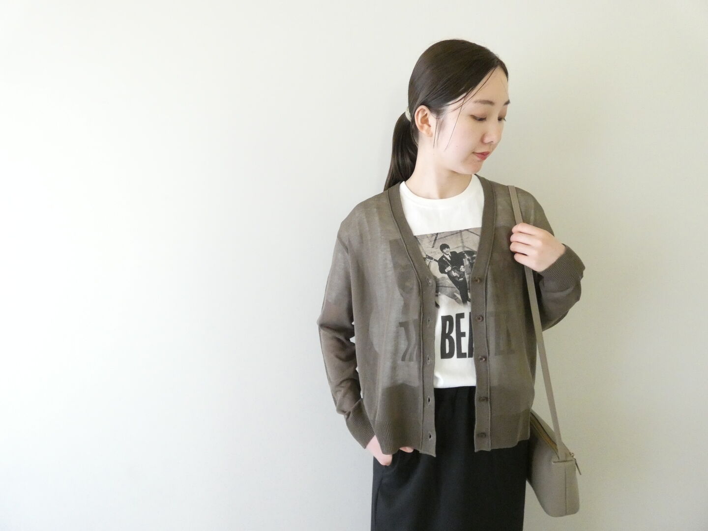 vb シアーVネックカーディガンの商品画像1
