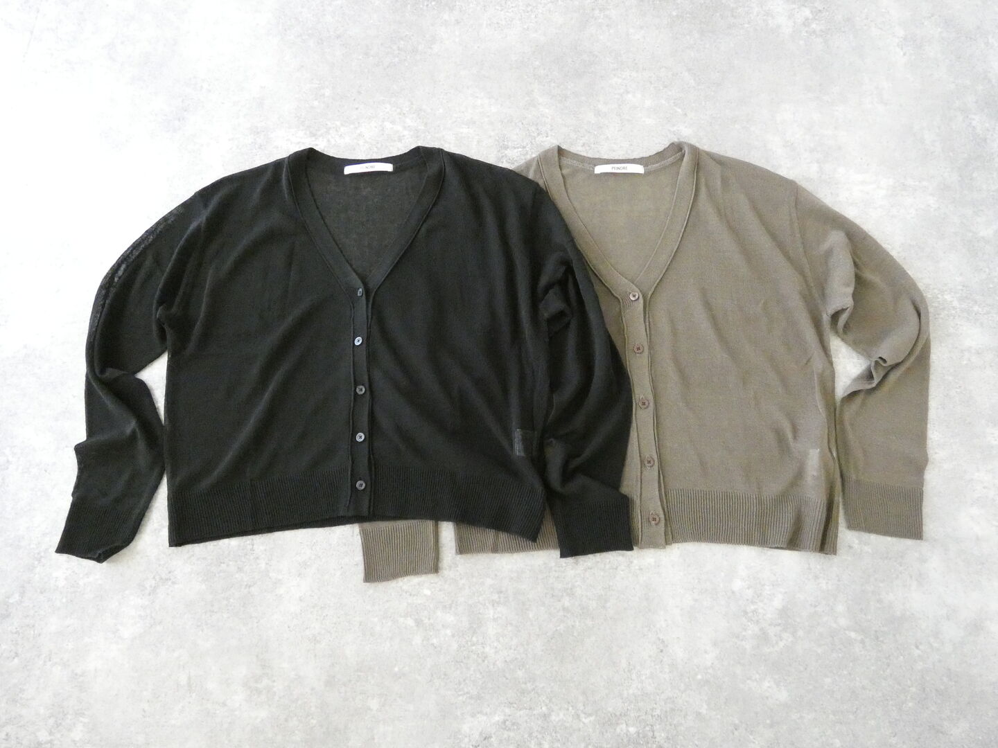 vb シアーVネックカーディガンの商品画像3