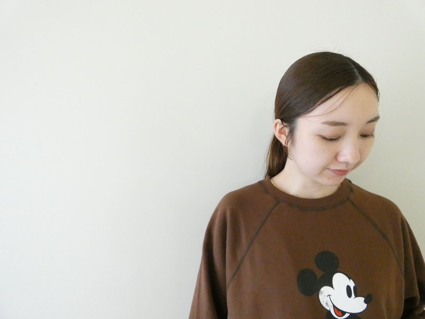 CHILD WOMAN(チャイルドウーマン) Mickeyプリントスエットクルーネックプルオーバーの商品画像3