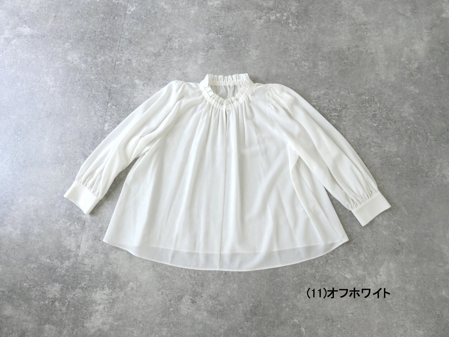 Ballsey(ボールジィ) シアートロフリルギャザーブラウスの商品画像28