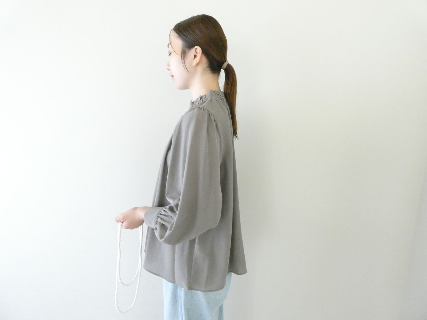 Ballsey(ボールジィ) シアートロフリルギャザーブラウスの商品画像6