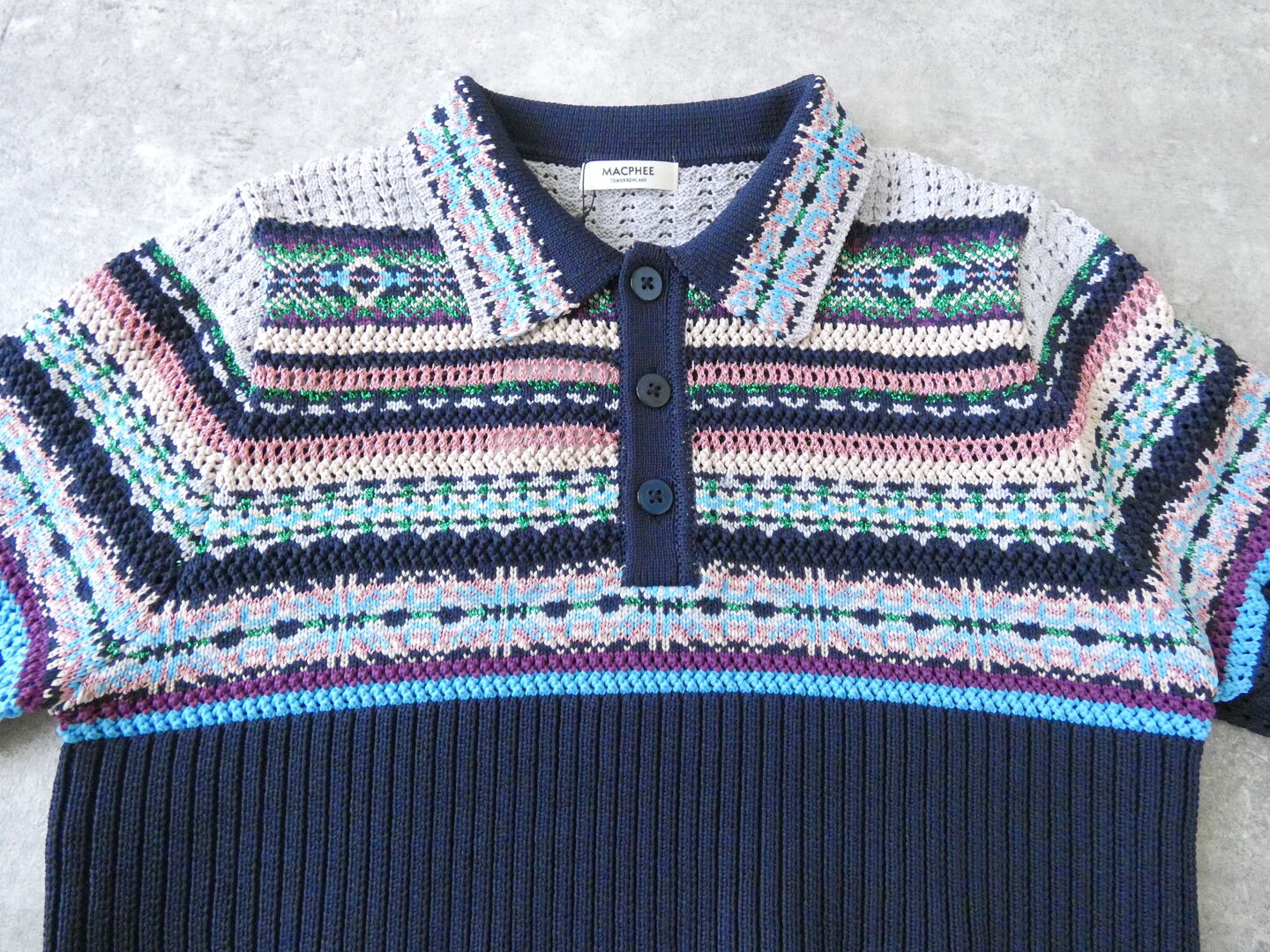 MACPHEE(マカフィー) フェアアイルPOLOプルオーバーの商品画像24
