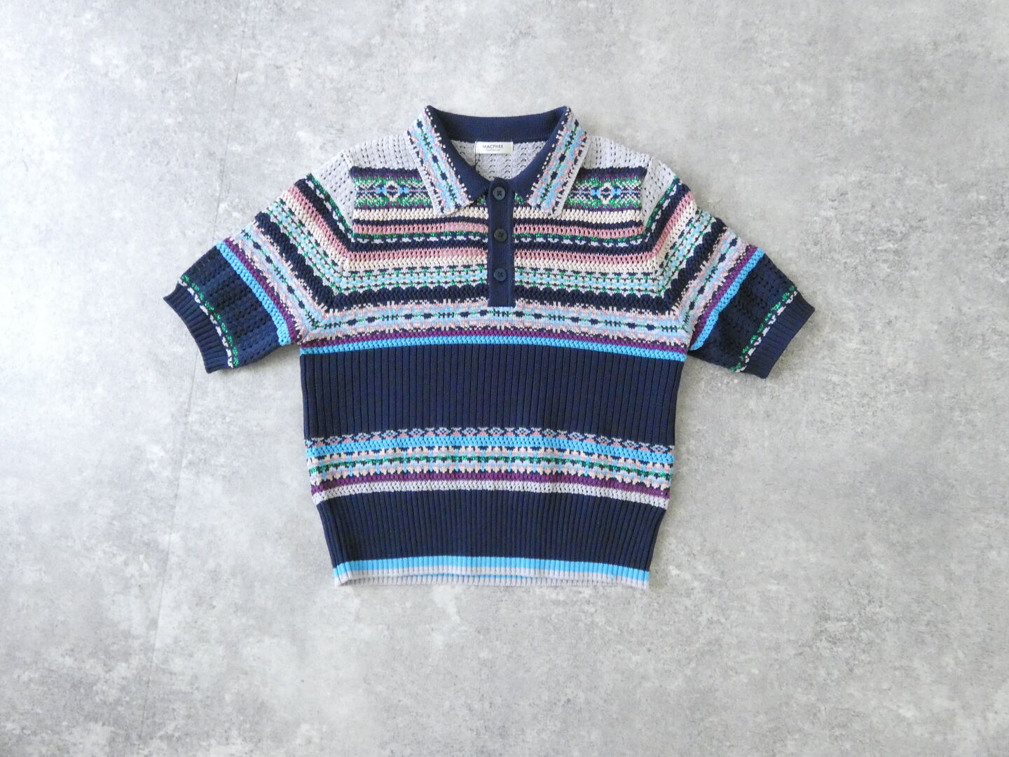 MACPHEE(マカフィー) フェアアイルPOLOプルオーバーの商品画像3