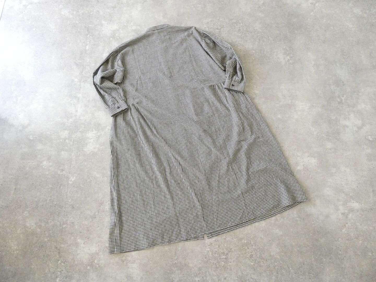 ichi(イチ) 起毛チェックサイドギャザーワンピースの商品画像11