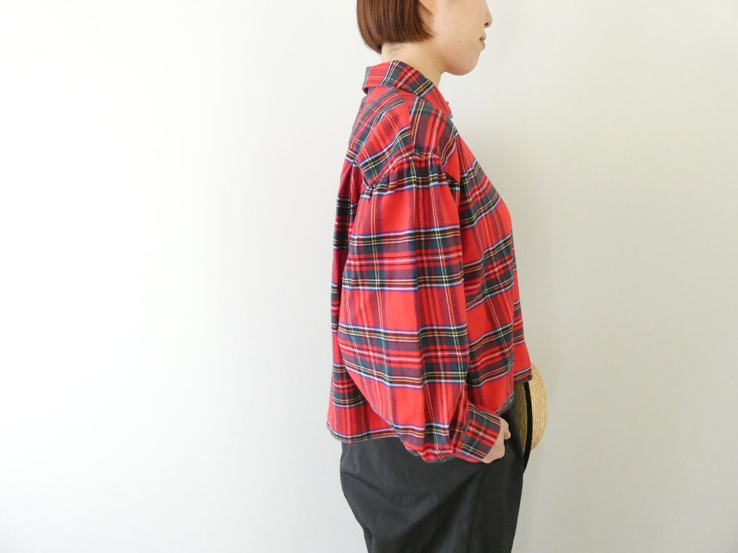 ichi(イチ) ネル起毛チェックシャツの商品画像3
