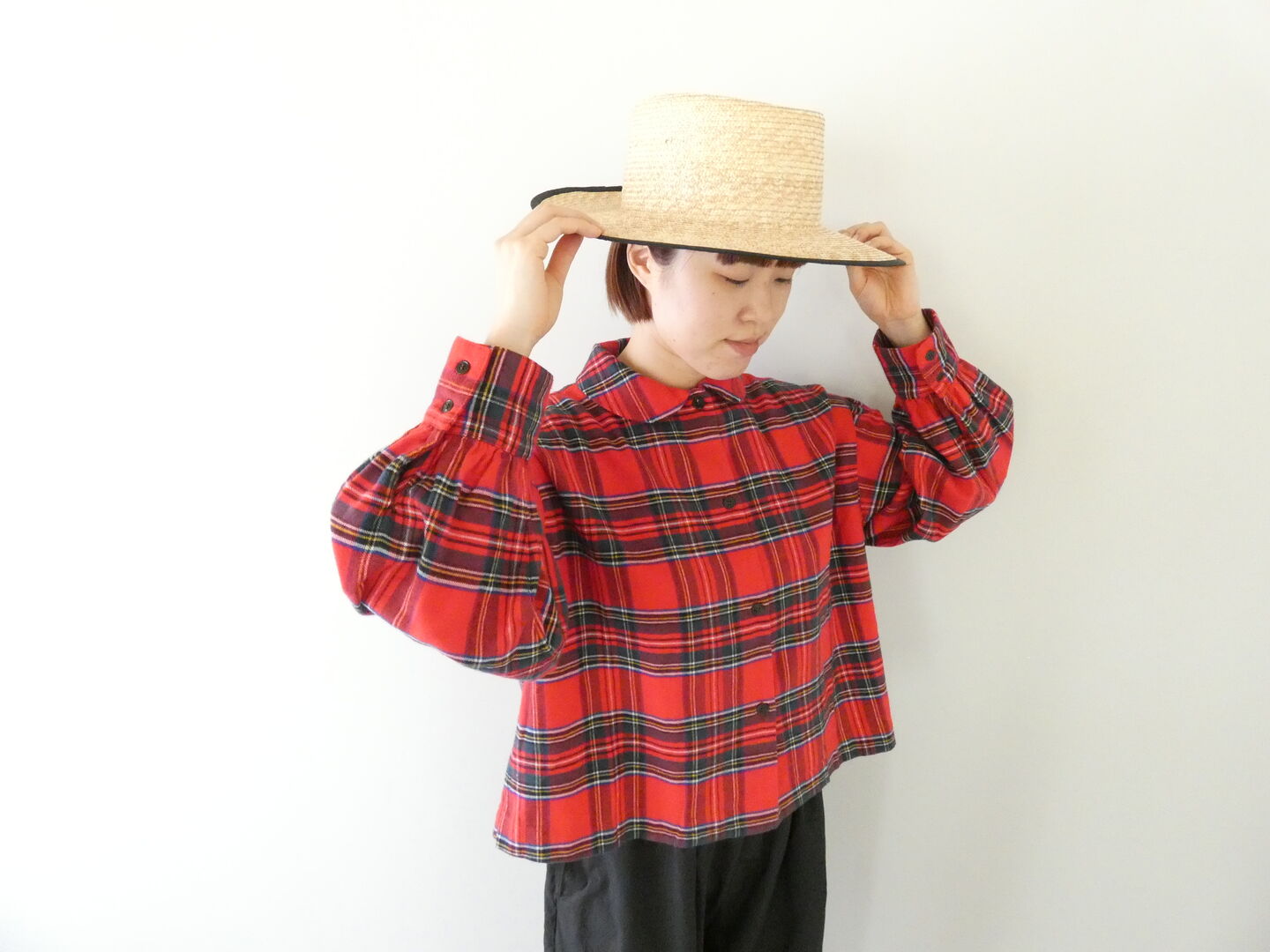 ichi(イチ) ネル起毛チェックシャツの商品画像5