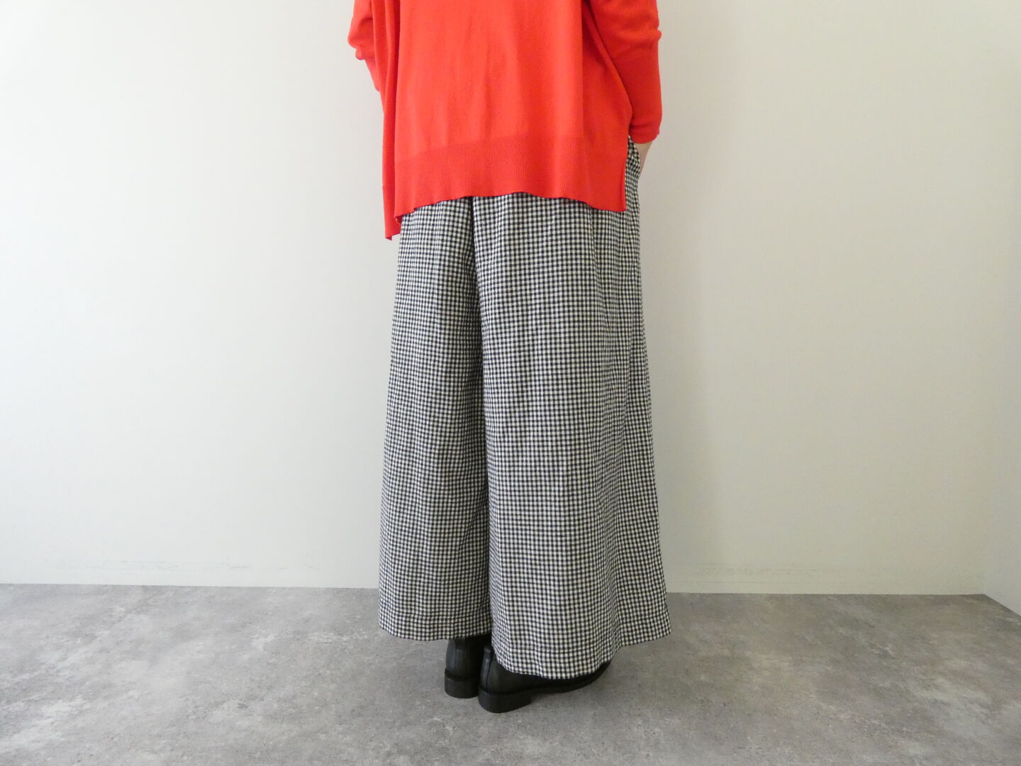 ichi(イチ) 起毛チェックパンツの商品画像4
