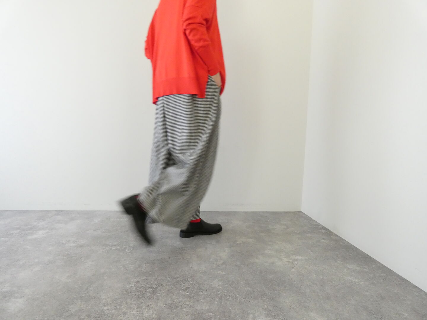 ichi(イチ) 起毛チェックパンツの商品画像7