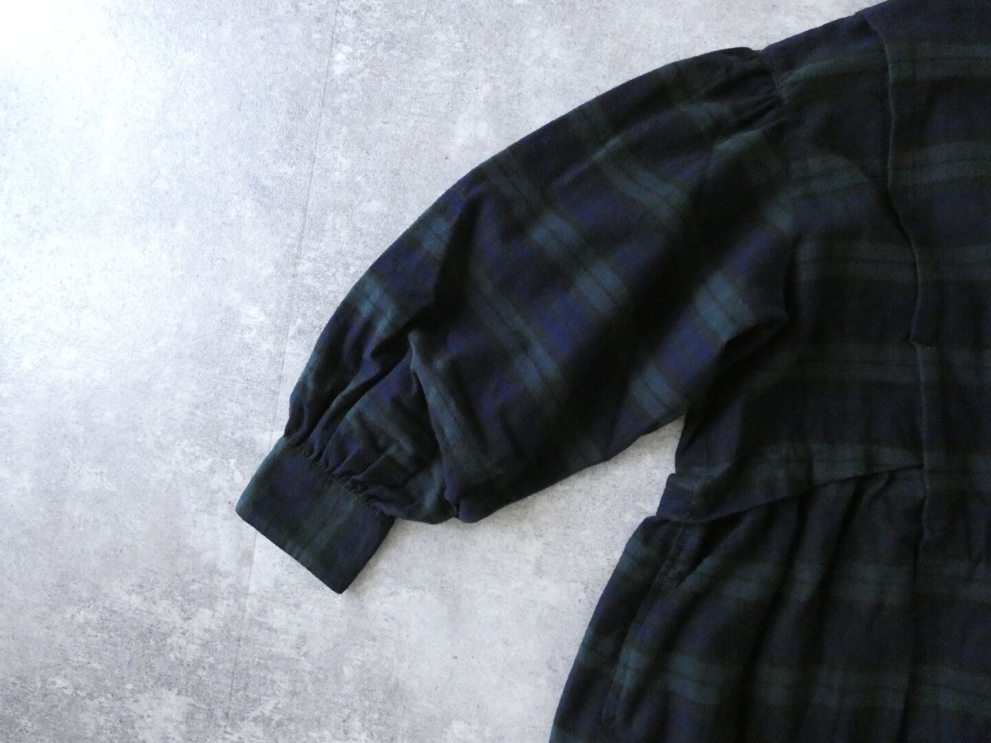 ichi(イチ) ネル起毛チェックサイドギャザーワンピースの商品画像20