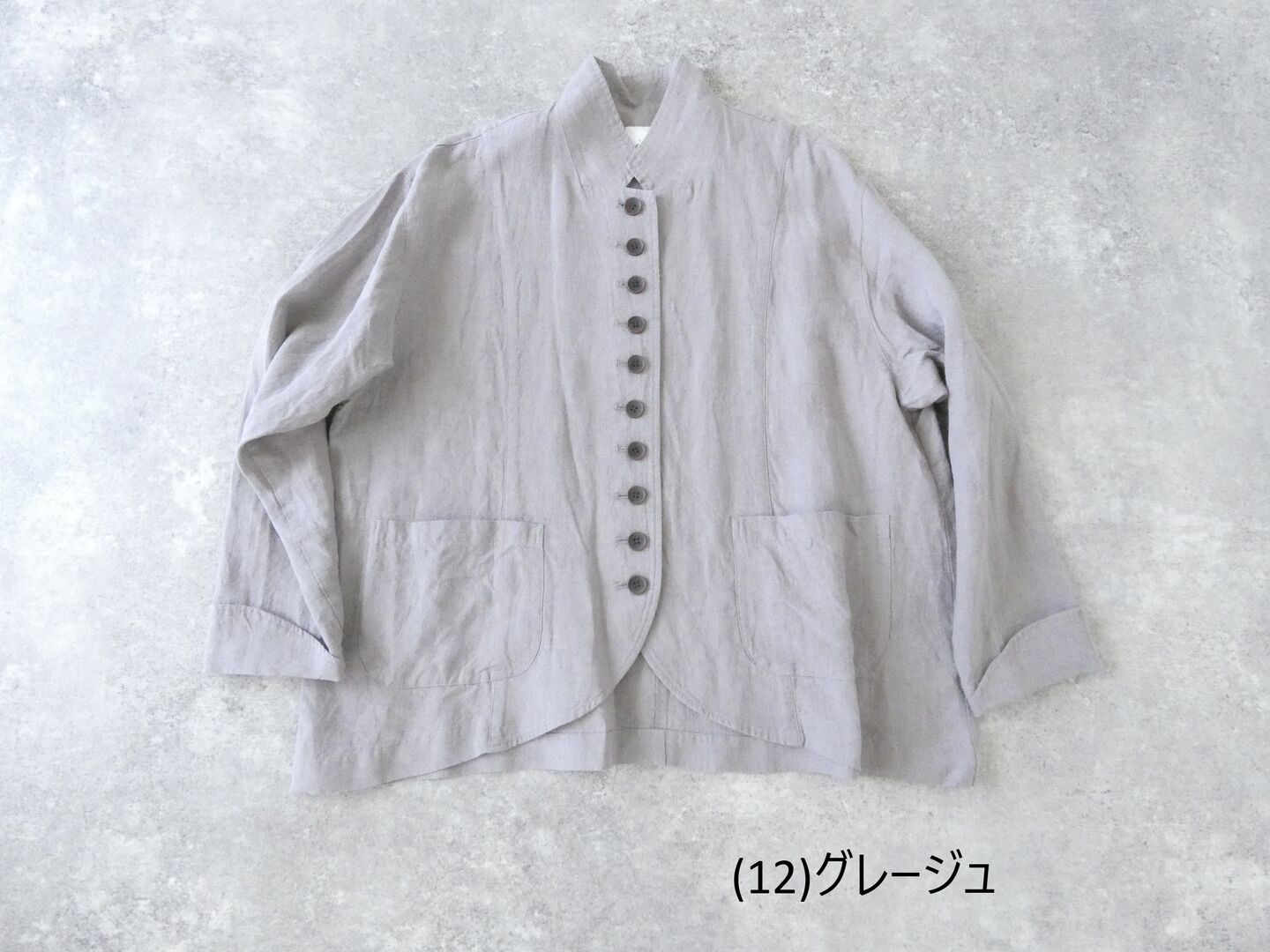 ina(イナ) リネンローンクロスボタン多ワイドジャケットの商品画像28