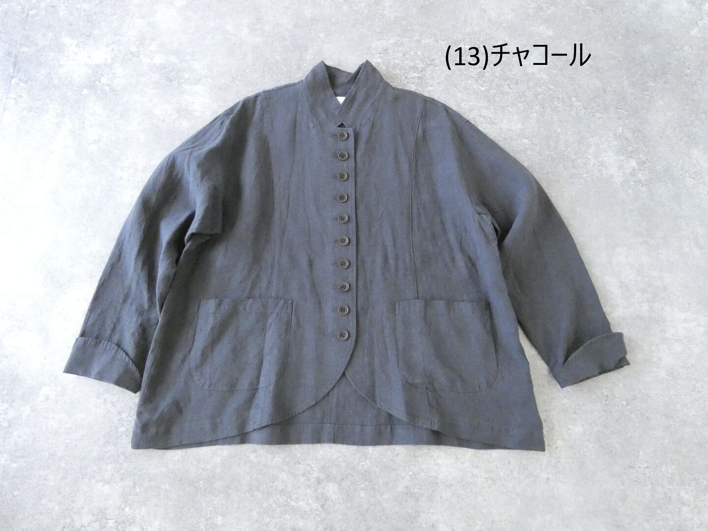 ina(イナ) リネンローンクロスボタン多ワイドジャケットの商品画像42