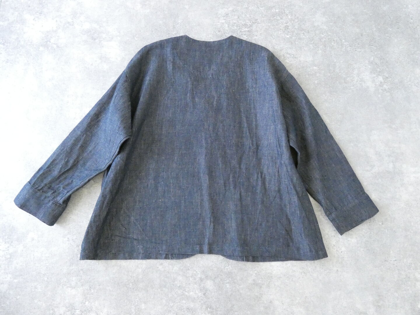 ina(イナ) ヴィンテージリネンチノクロスV開きジャケットの商品画像12