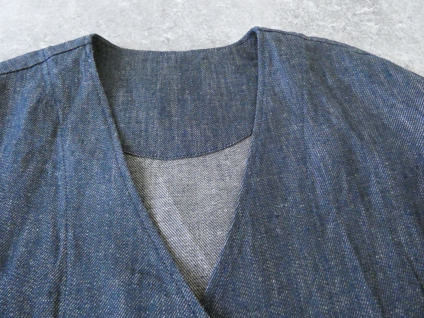 ina(イナ) ヴィンテージリネンチノクロスV開きジャケットの商品画像22