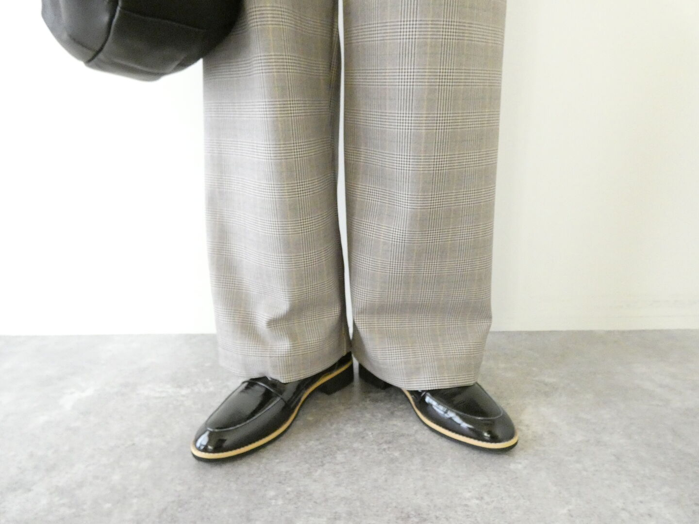 NARU 裏起毛チェックイージーパンツの商品画像5