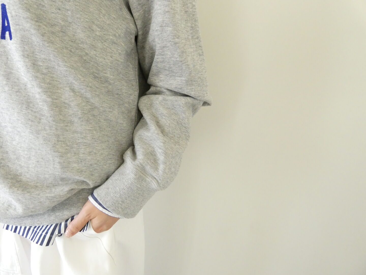 NATURAL LAUNDRY(ナチュラルランドリー) ミニ裏毛セルデライプリントラグランTの商品画像5