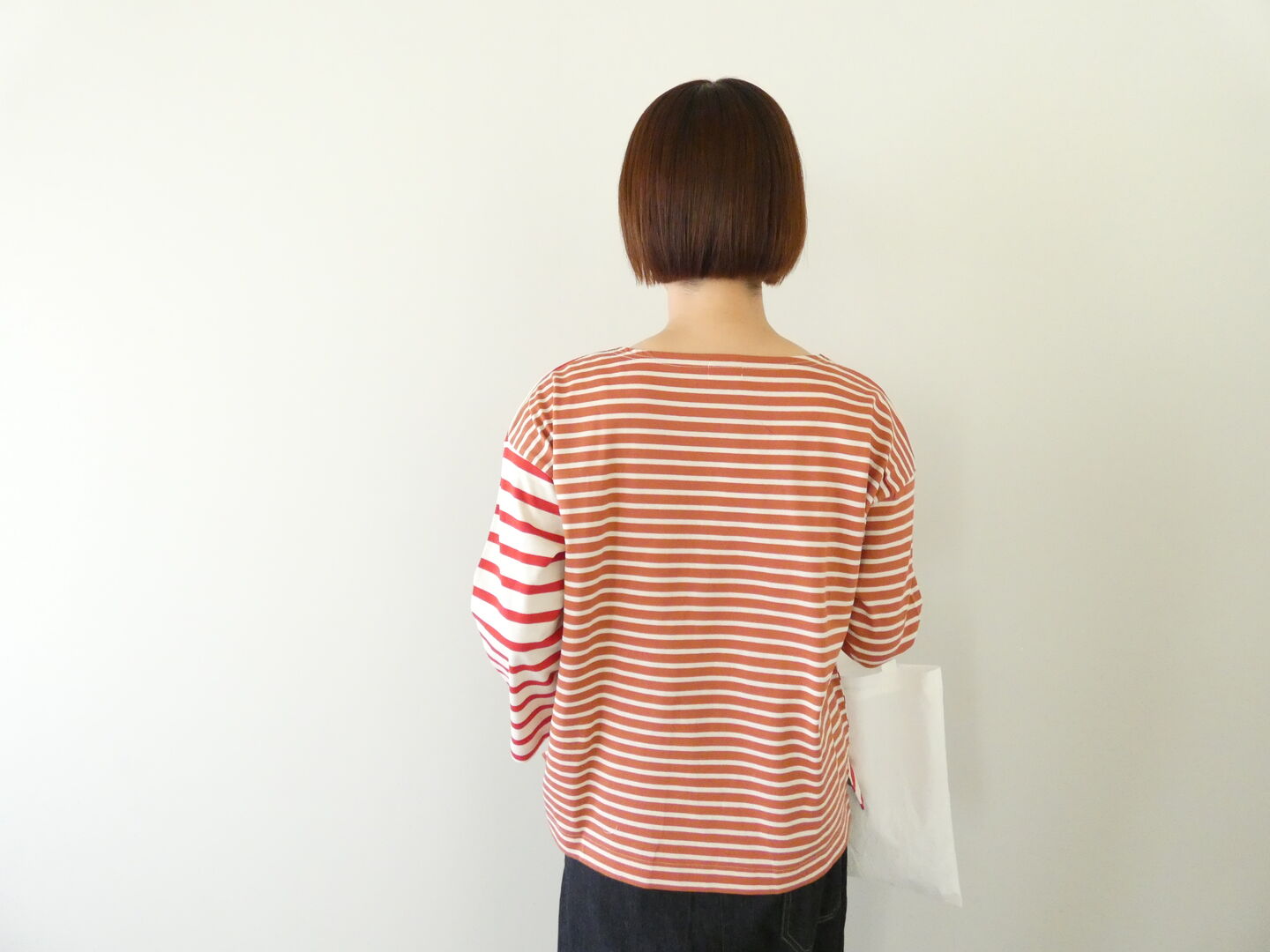 NATURAL LAUNDRY(ナチュラルランドリー) パネルボーダーバイカラープルオーバーの商品画像9