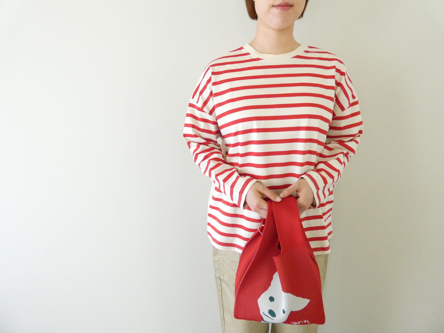 NATURAL LAUNDRY(ナチュラルランドリー) パネルボーダー2wayキャップスリーブTの商品画像10