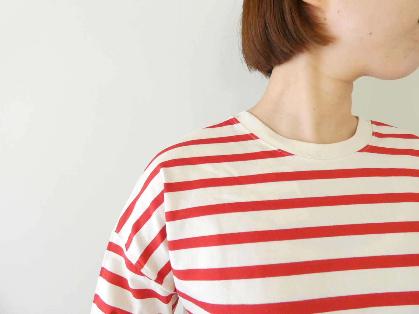 NATURAL LAUNDRY(ナチュラルランドリー) パネルボーダー2wayキャップスリーブTの商品画像12