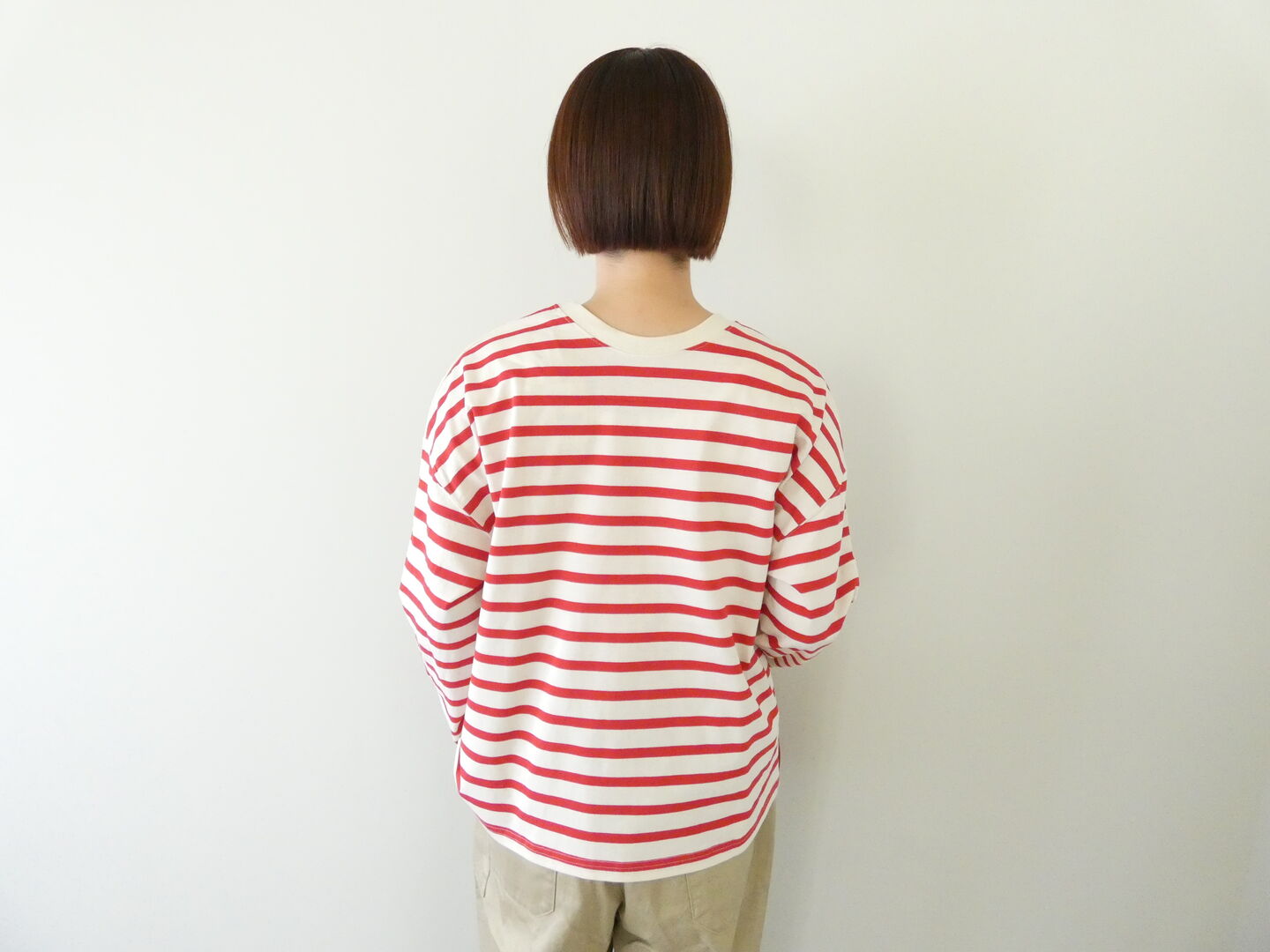 NATURAL LAUNDRY(ナチュラルランドリー) パネルボーダー2wayキャップスリーブTの商品画像8
